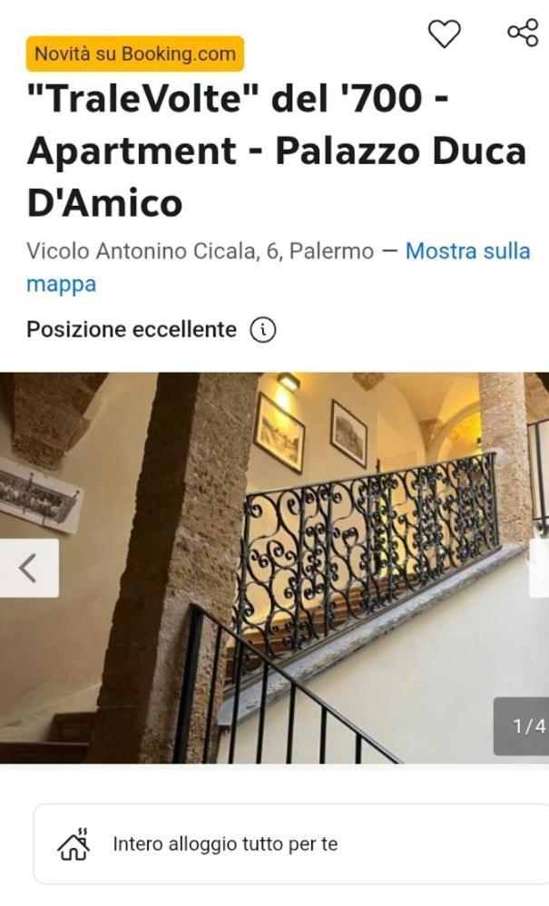 Apartamento Cortile Dei Mori Palermo Exterior foto
